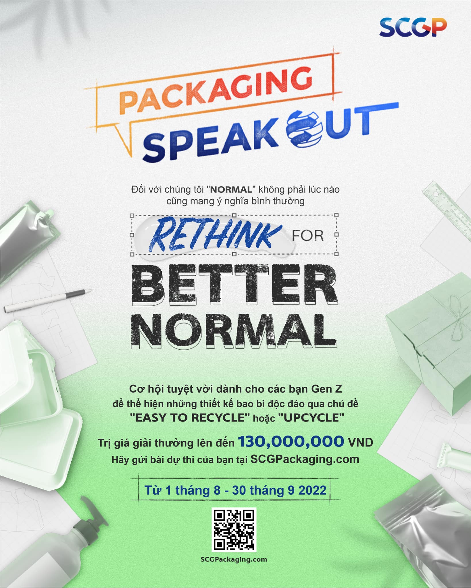 Cuộc thi thiết kế bao bì SCGP Packaging Speak Out 2022 - Việt Nam chính thức khởi động, truyền cảm hứng cho giới trẻ, “nghĩ khác” vì một thế giới tốt đẹp hơn
